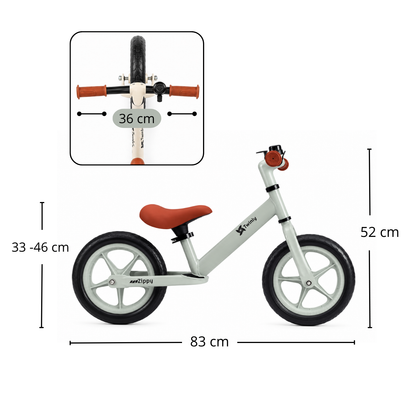 Bicicleta de Equilibrio Infantil sin pedales Zippy de Twinly