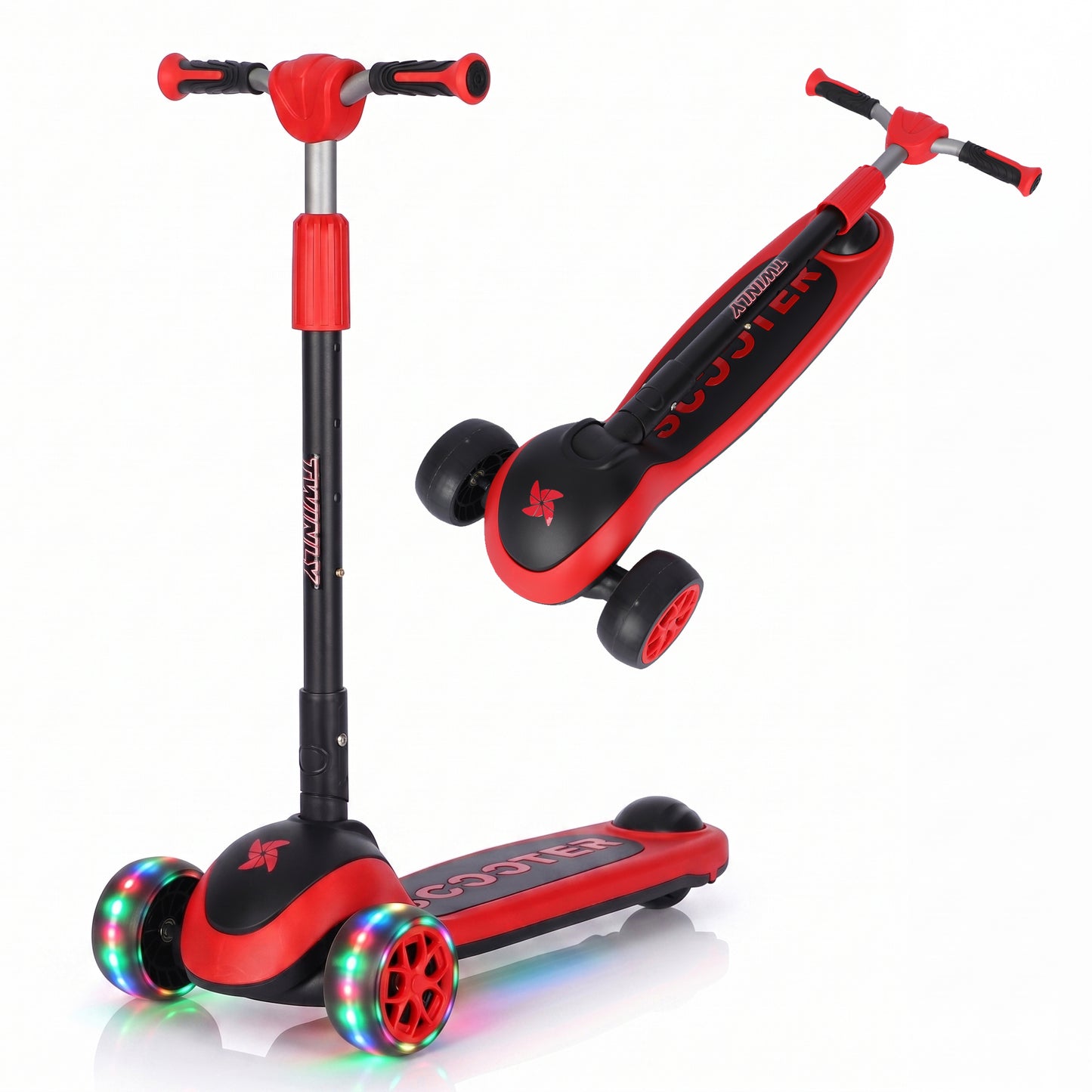 Patinete Infantil Scooter para Niños Desde 5 Años con Luces de Twinly