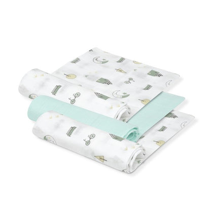 Pack Gasas 3 Und Bambú Casas de Interbaby