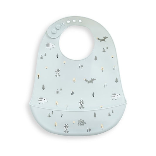 Babero Silicona Forest de Interbaby