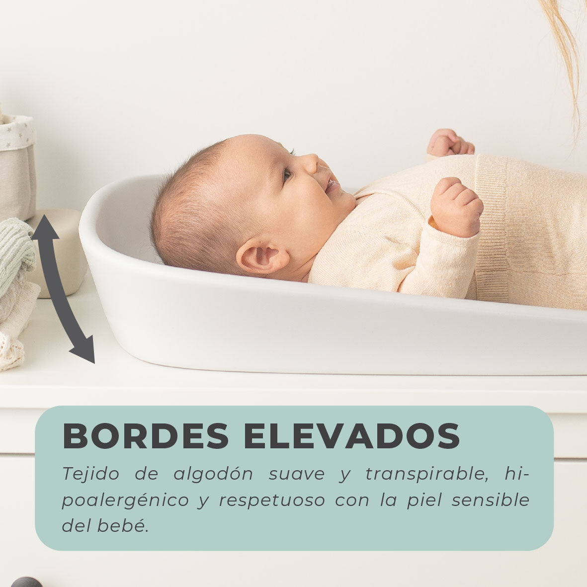 Olmitos - Cambiador de Bebé Antideslizante EVA