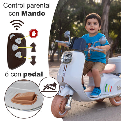 Moto Eléctrica para niños SCOOTLY de Twinly