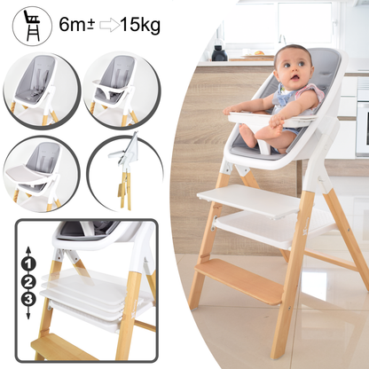 Trona Evolutiva Multifunción 5 en 1 Alaia de Twinly