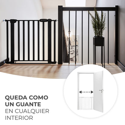 Kinderkraft -  Barrera de seguridad LOCK&GO extensible (75-103 cm)