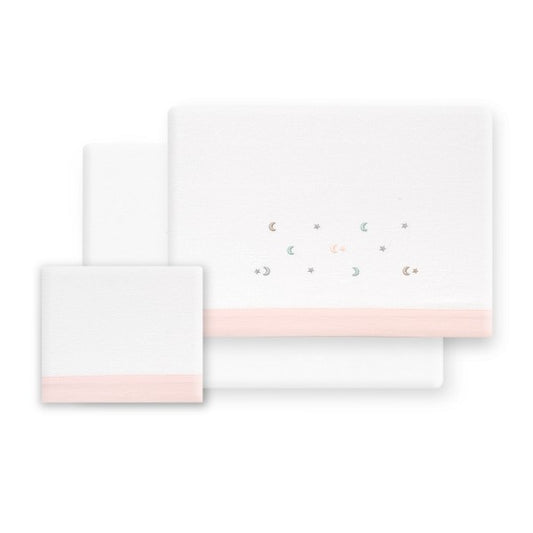 Triptico Coche Franela Estrella Luna Multicolor Interbaby