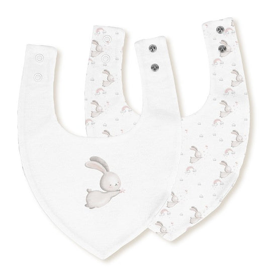Pack 2 Baberos Conejito Estrella de Interbaby