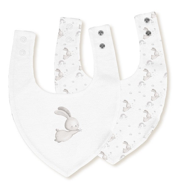 Pack 2 Baberos Conejito Estrella de Interbaby