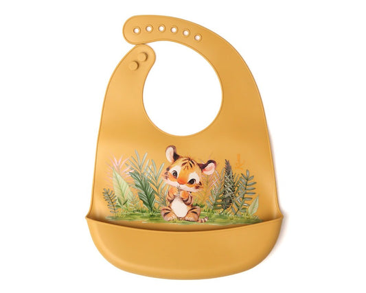Babero Silicona Tigre de Kiokids