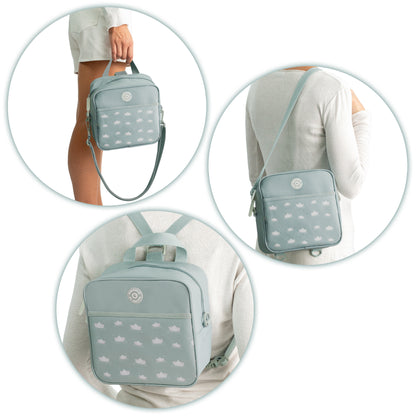 Olmitos - Mochila Infantil Isotérmica MERIENBAG – Bolsa Térmica Aislante para Comida y termo de Bebé