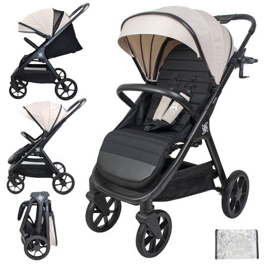 Silla de paseo Bebé Capota XXL Plegable 22Kg Spacely de Twinly