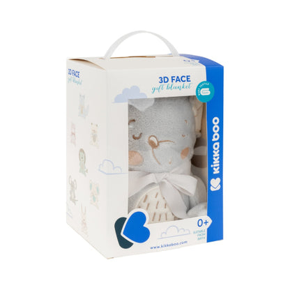 Manta de regalo con bordado 3D de Kikkaboo