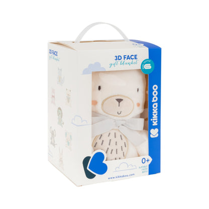 Manta de regalo con bordado 3D de Kikkaboo