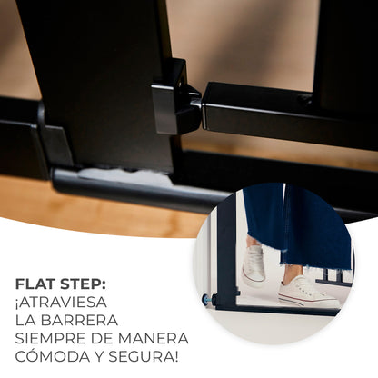 Kinderkraft -  Barrera de seguridad LOCK&GO extensible (75-103 cm)