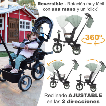 Triciclo Evolutivo Dobrável Twinly SAMI para Bebês 