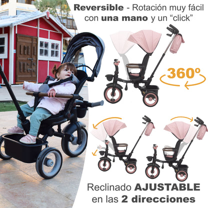 Triciclo Evolutivo Dobrável Twinly SAMI para Bebês 