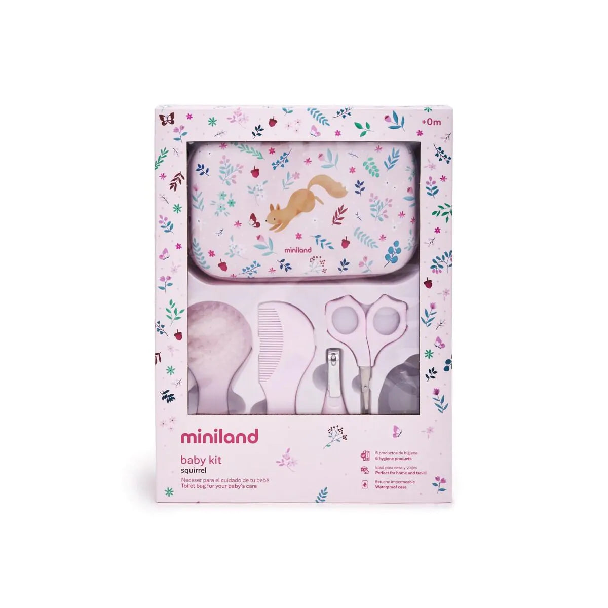 Kit higiene para bebés baby kit squirrel Miniland