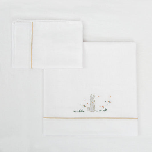 Juego sabanas algodon 100% 3 piezas Campo Cuna 60x120 Bimbidreams