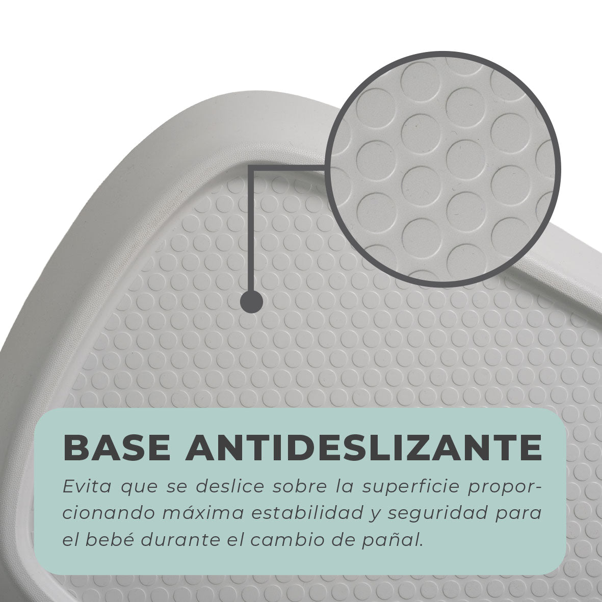 Olmitos - Cambiador de Bebé Antideslizante EVA