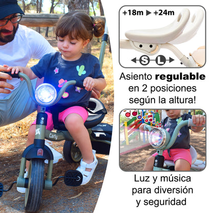 Triciclo Evolutivo bebé Carly de Twinly