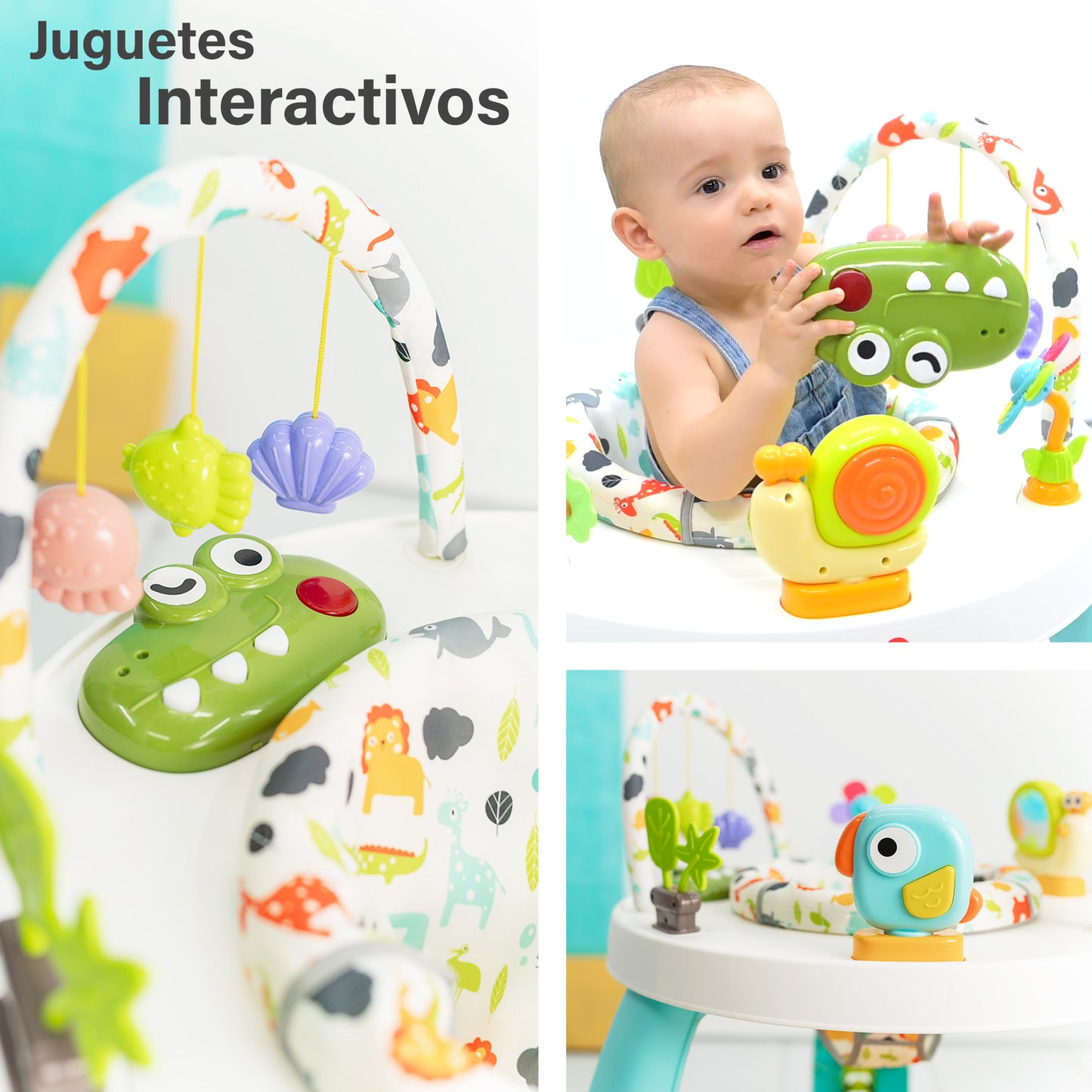 Centro de actividades con saltador CROK