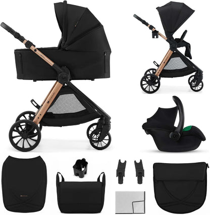 Carrito Bebé 3 en 1 hasta 22 kg VESTO 2, Portabebés MINK PRO de Kinderkaft