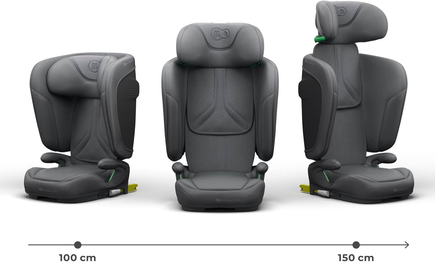 Kinderkraft UNITY 2 i-Size 100-150 cm | Silla de Coche ISOFIX Reclinable Grupo 2/3 de Kinderkraft