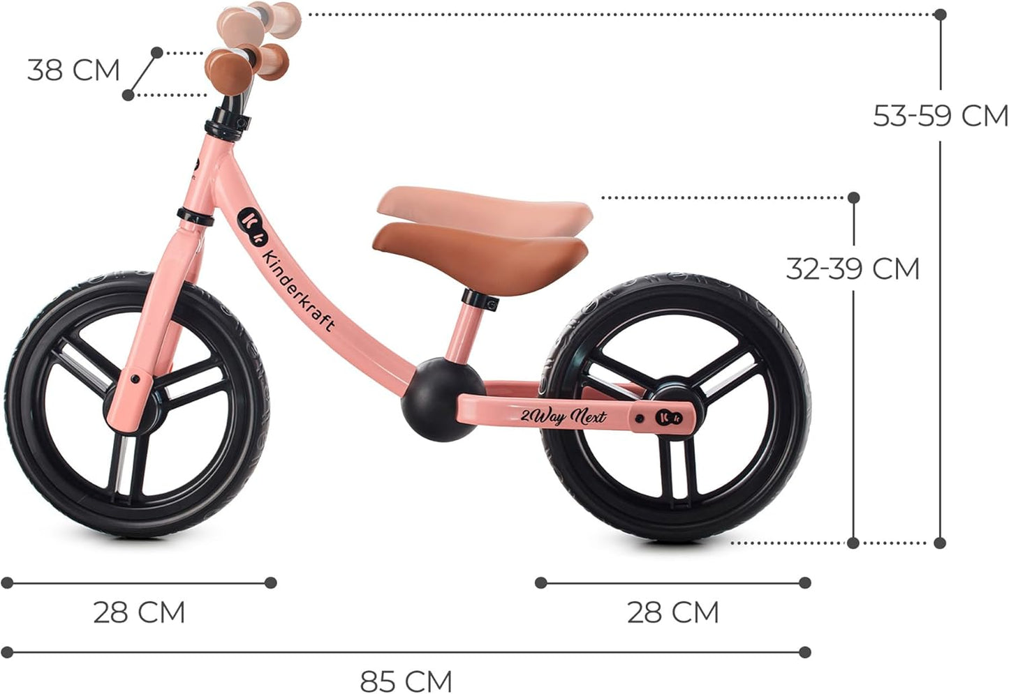 Bicicleta sin Pedales 2WAY NEXT  de Kinderkraft