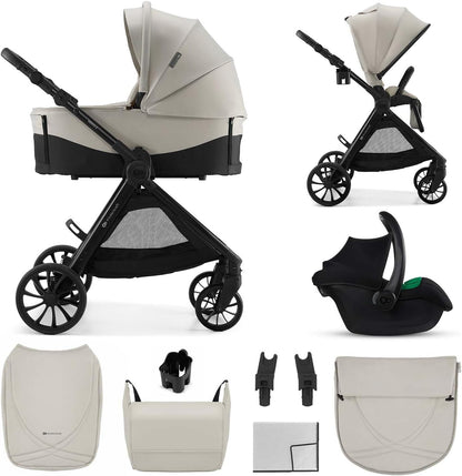 Carrito Bebé 3 en 1 hasta 22 kg VESTO 2, Portabebés MINK PRO de Kinderkaft