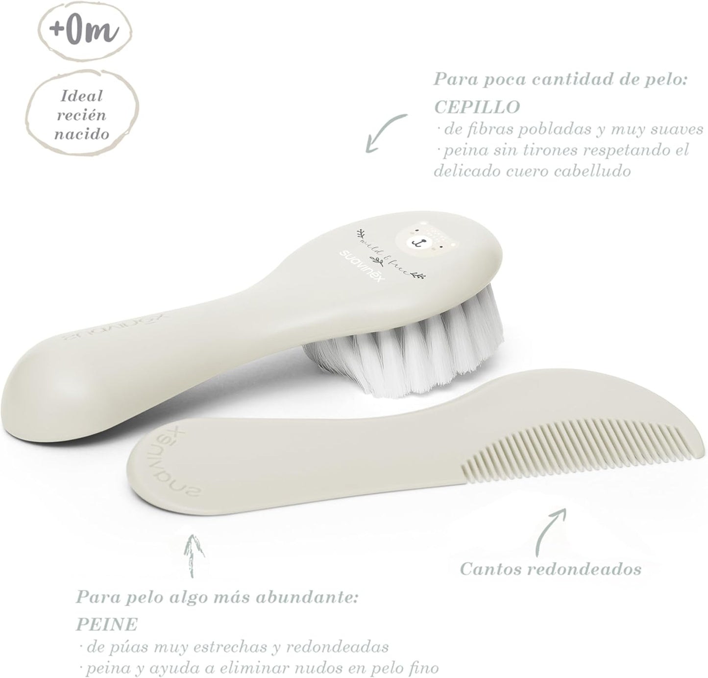 Set Cepillo y Peine de Suavinex