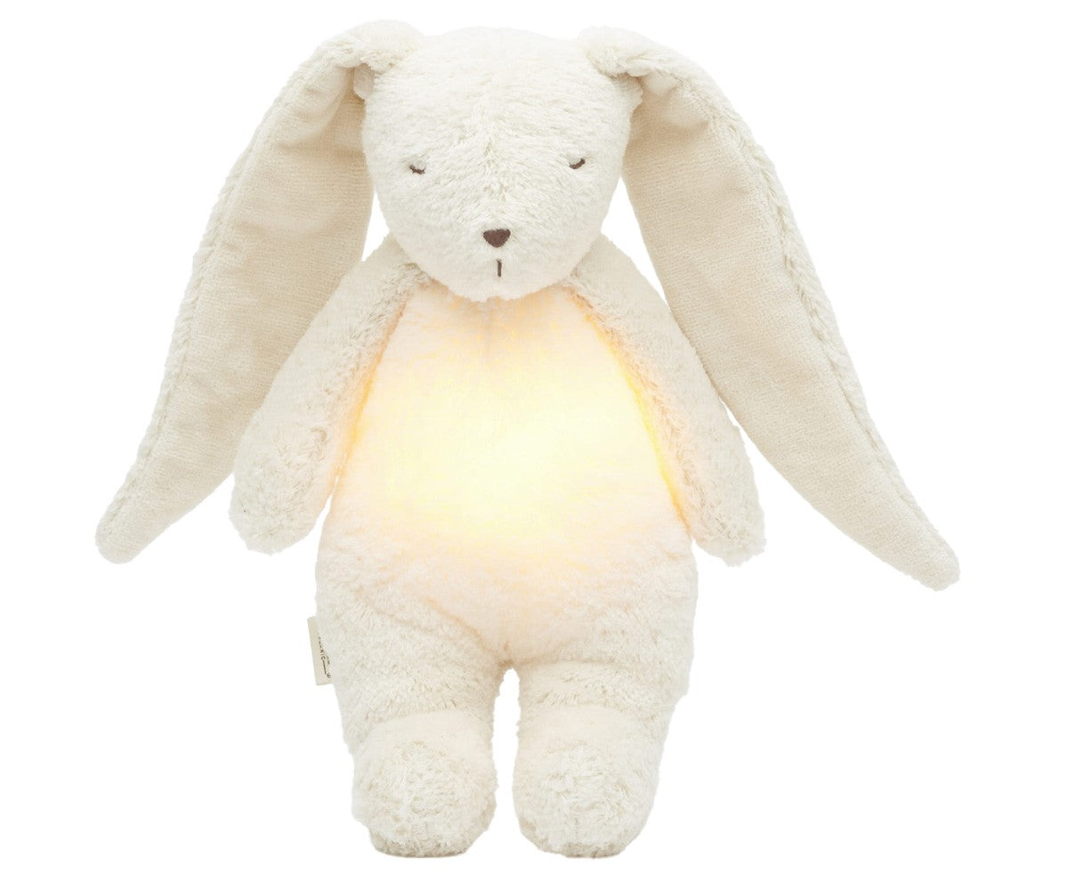 Peluche Conejo Orgánico con Luz y Sonidos de Moonie