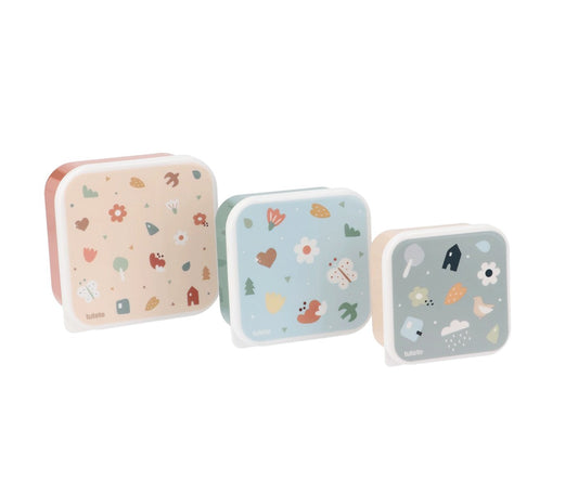 3 Cajas Almuerzo Geometric Nature de Tutete