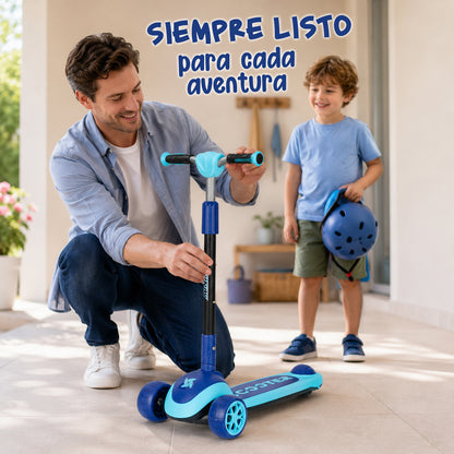 Patinete Infantil Scooter para Niños Desde 5 Años con Luces de Twinly
