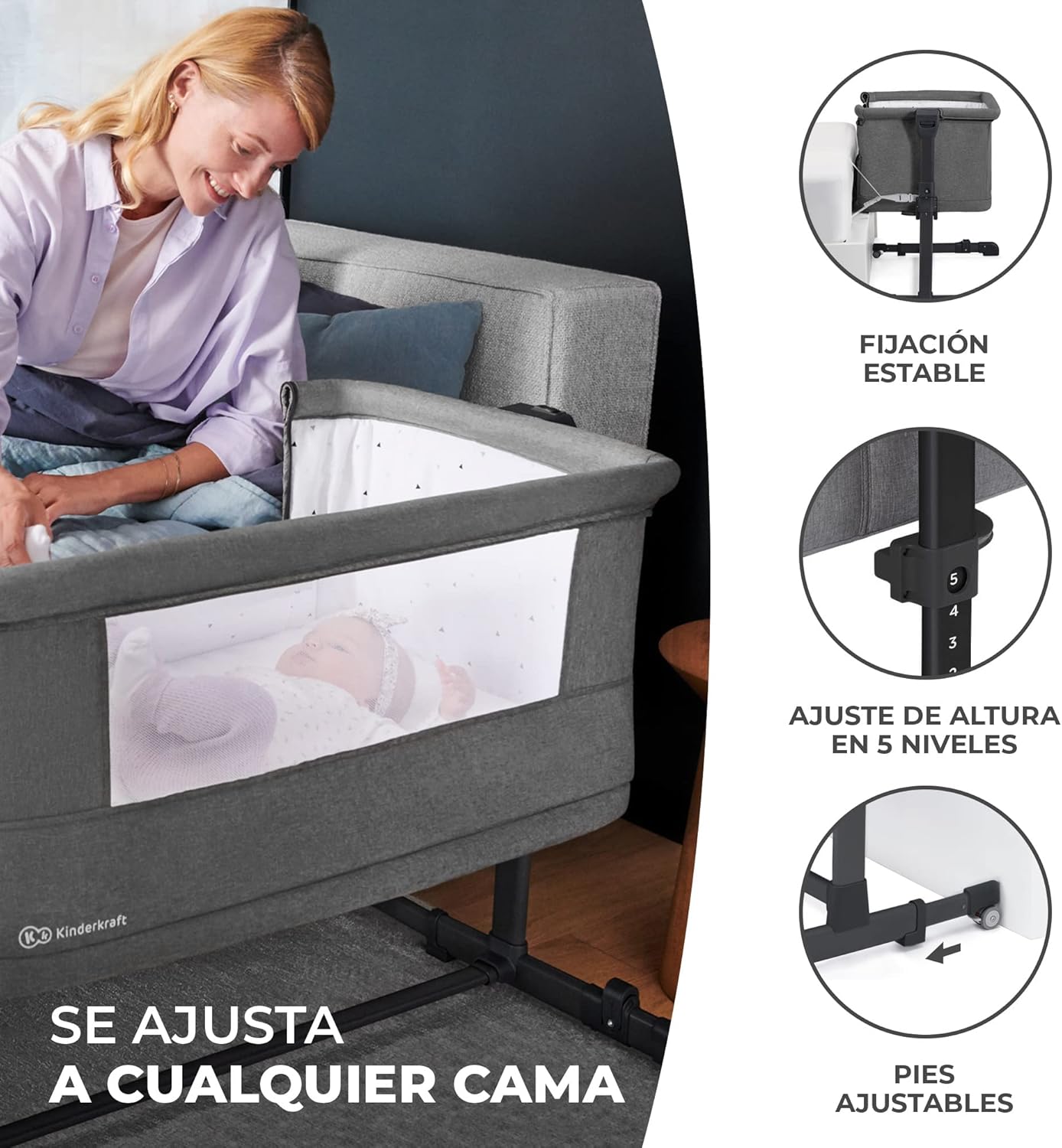 Cuna Neste Grow de Kinderkraft (Chollomania)