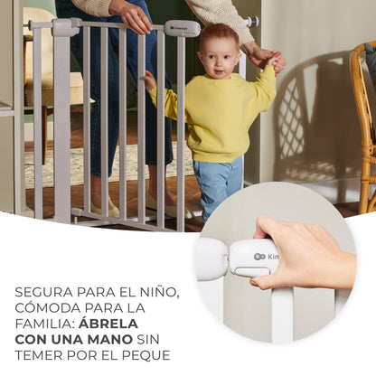 Kinderkraft -  Barrera de seguridad LOCK&GO extensible (75-103 cm)