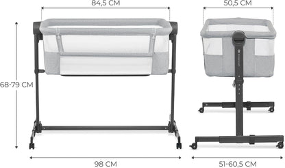 Kinderkraft NESTE UP 2 Berço Co-Sleeping com Colchão