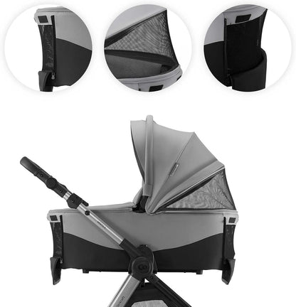Carrito Bebé 3 en 1 hasta 22 kg VESTO 2, Portabebés MINK PRO de Kinderkaft