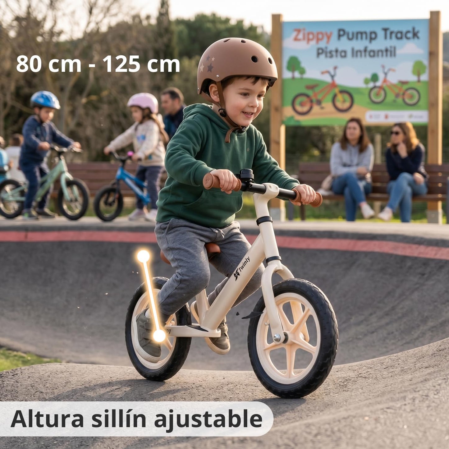 Bicicleta de Equilibrio Infantil sin pedales Zippy de Twinly