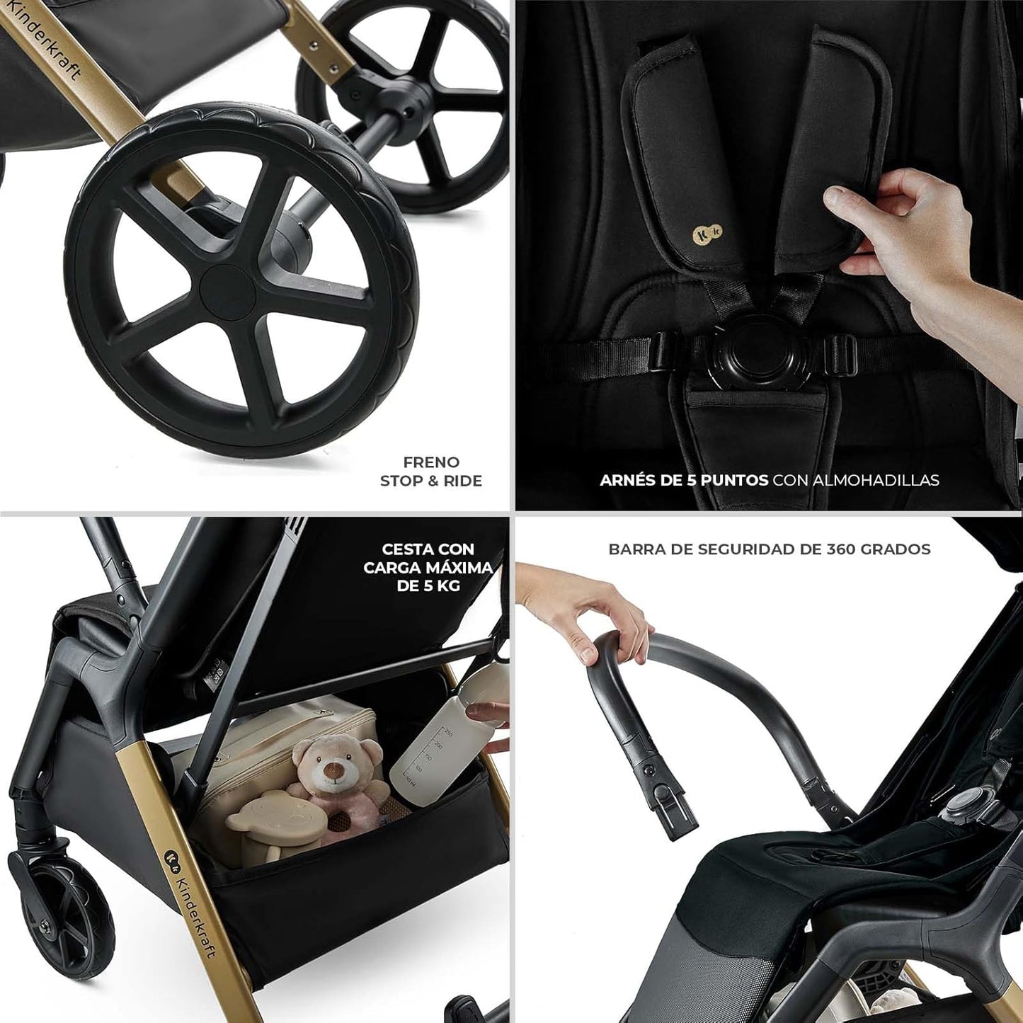 Silla de Paseo LOOM hasta 27Kg de Kinderkraft