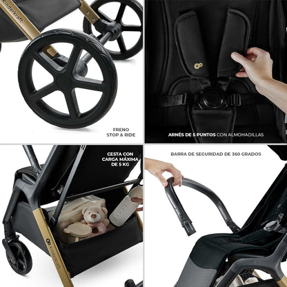 Silla de Paseo LOOM hasta 27Kg de Kinderkraft