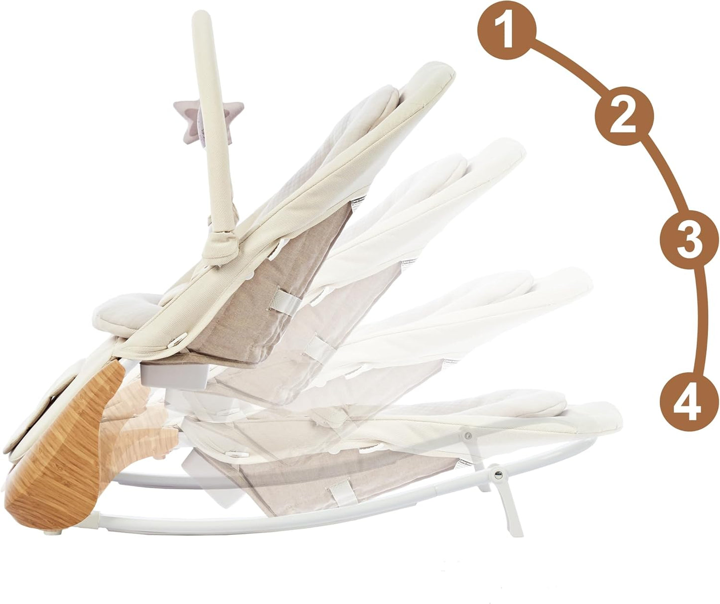 Hamaca Evolutiva 2 en 1  Cuddly de Twinly