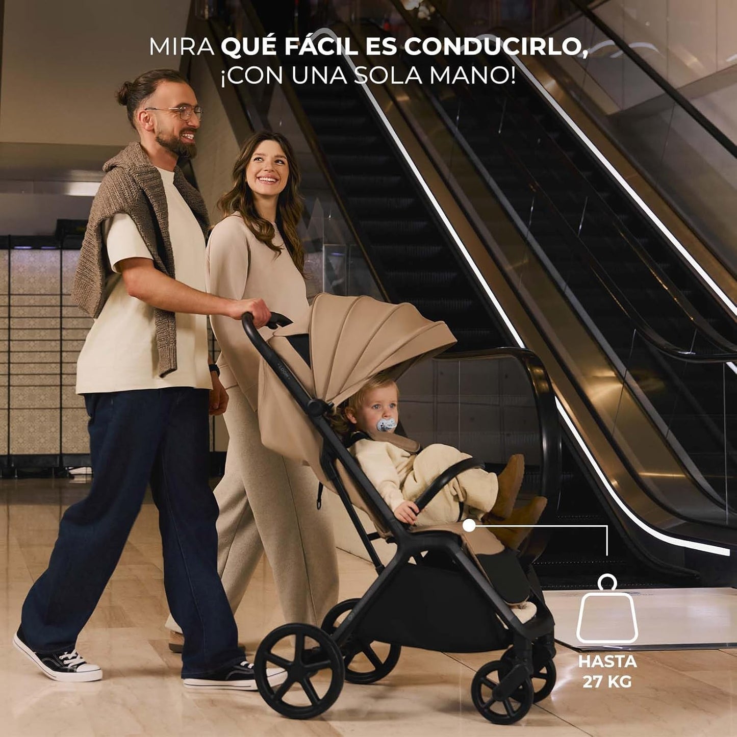 Silla de Paseo LOOM hasta 27Kg de Kinderkraft