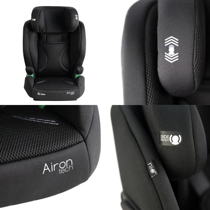 Silla de Coche i-Size 100-150 cm con ISOFIX (100 -150cm) AIRON TECH de Olmitos