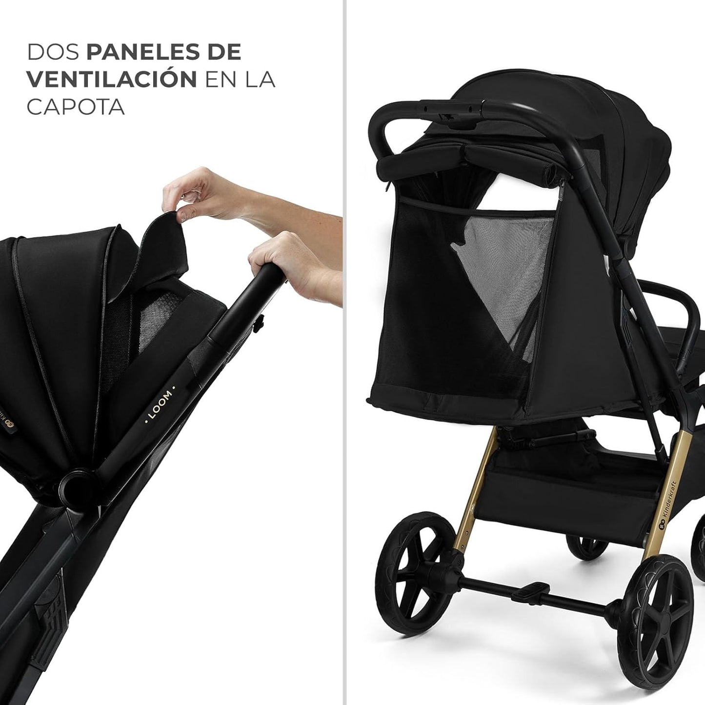 Silla de Paseo LOOM hasta 27Kg de Kinderkraft