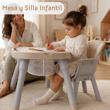 Trona Evolutiva Bebé 4 en 1  Ani - Convertible en silla y mesa infantil de Twinly