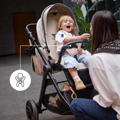 Carrito Bebé 3 en 1 hasta 22 kg VESTO 2, Portabebés MINK PRO de Kinderkaft