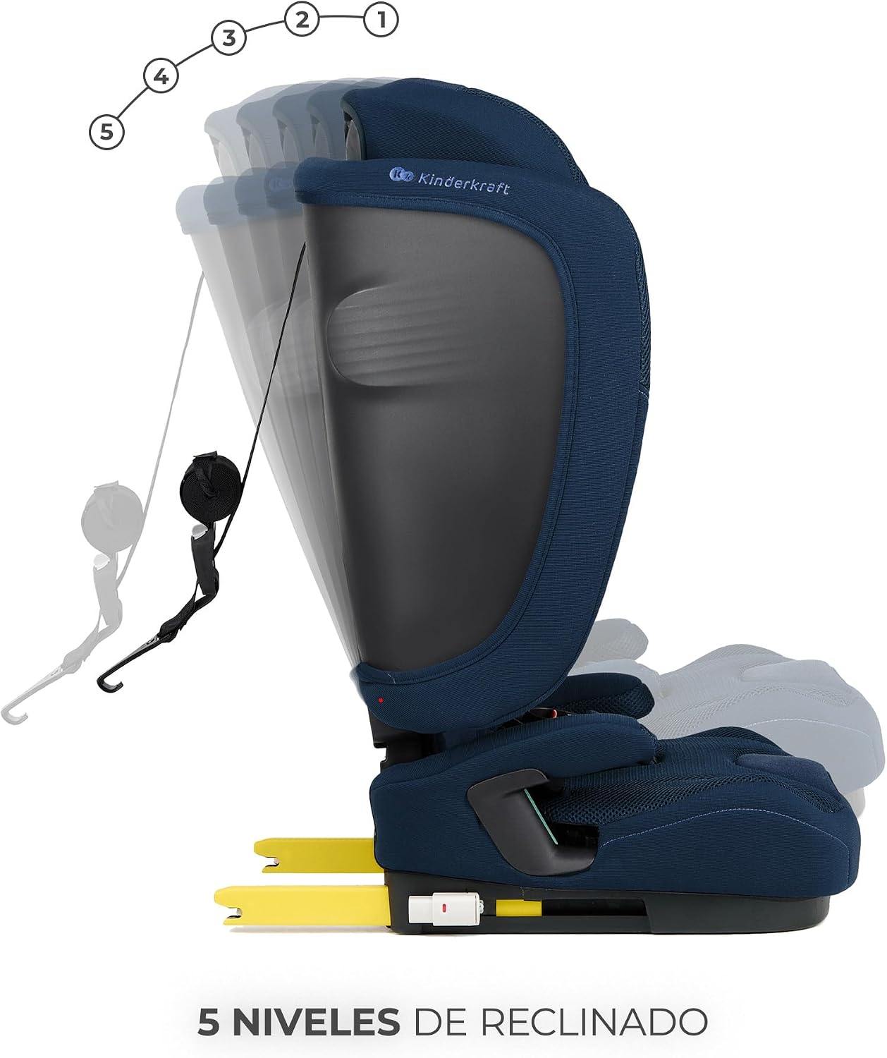 Silla de Auto FIX2GO i-size, 76-150 cm de Kinderkraft