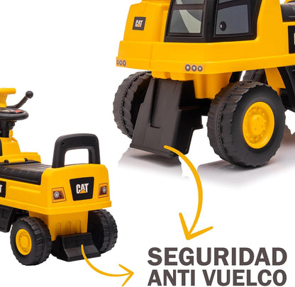 Correpasillos Diggy - Excavadora Cat para Niños de 1 a 3 Años de Twinly