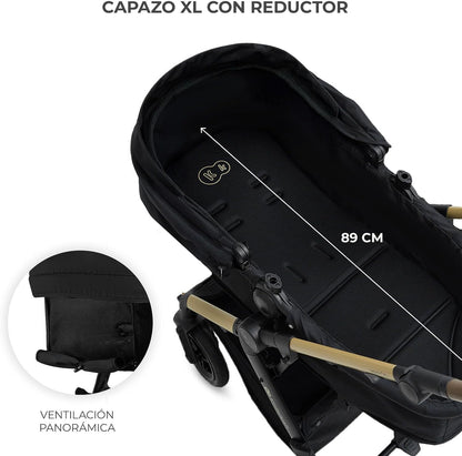 Carrinho de bebê conversível Kinderkraft MOOV2 XL 3 em 1