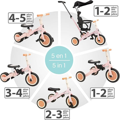 Triciclo Evolutivo de Bebé 5 en 1 GYRO + de Olmitos