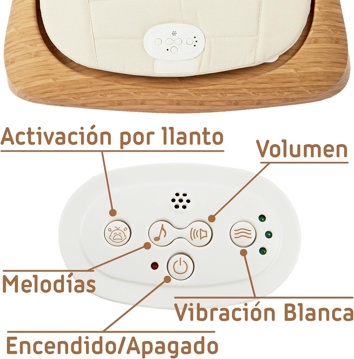 Hamaca Evolutiva 2 en 1  Cuddly de Twinly